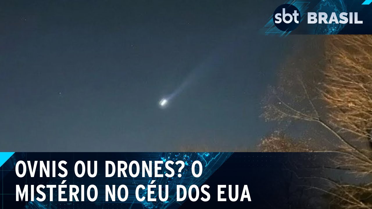 Mistério nos EUA: população flagra objetos desconhecidos no céu | SBT Brasil (16/12/24)