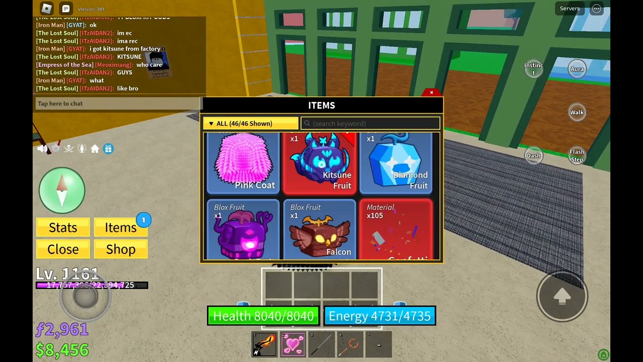 I ROLLED KITSUNE MY LUCK IS REALLL @BLOXFRUUTS