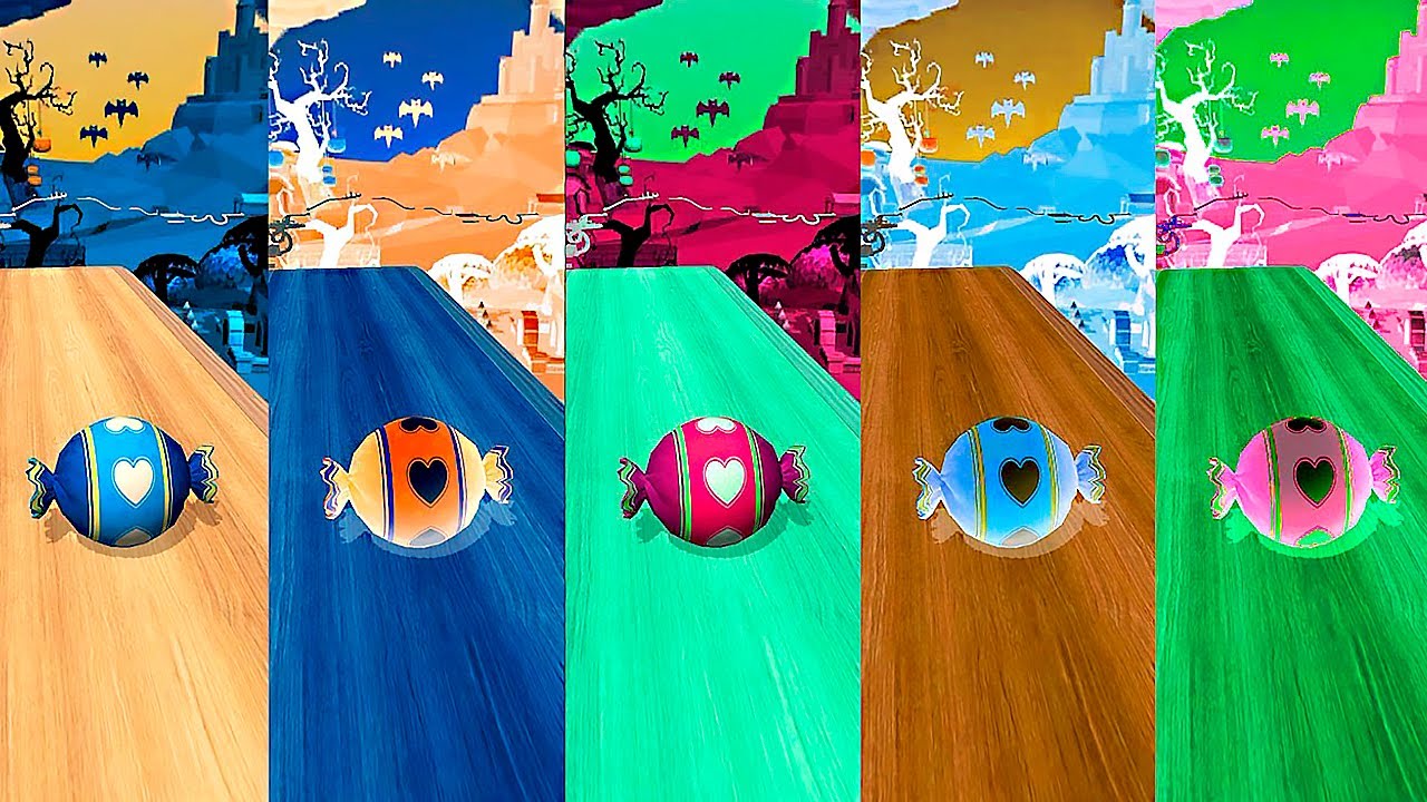 Going Balls: Candy Ball – Real vs. Color World! Race 1000