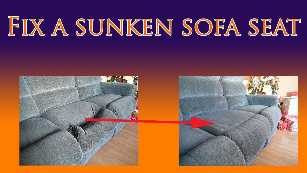 Fixing a saggy sofa cushion