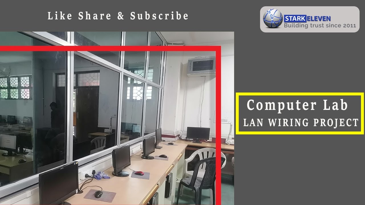 Computer Lab LAN wiring | Computer Networking | LAN Project