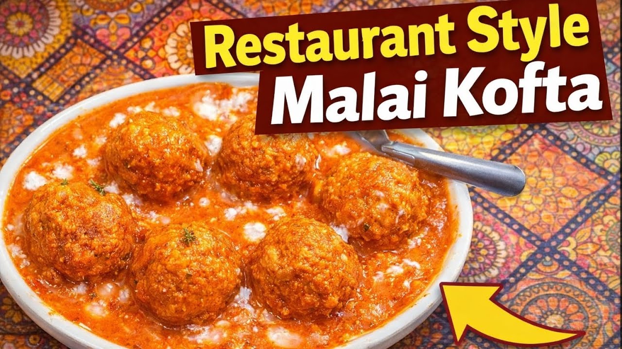 बिलकुल रेस्टोरेंट जैसा मलाई कोफ्ता | Creamy Malai Kofta Recipe | Easy Indian Curry