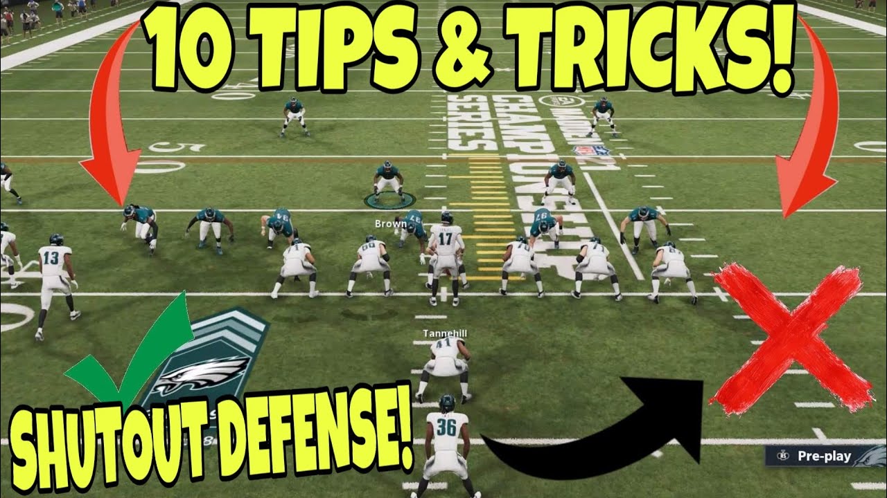 WIN MORE GAMES WITH DEFENSE! 10 Gameplay Tips & Tricks How To Play SHUTOUT DEFENSE In Madden NFL 21!