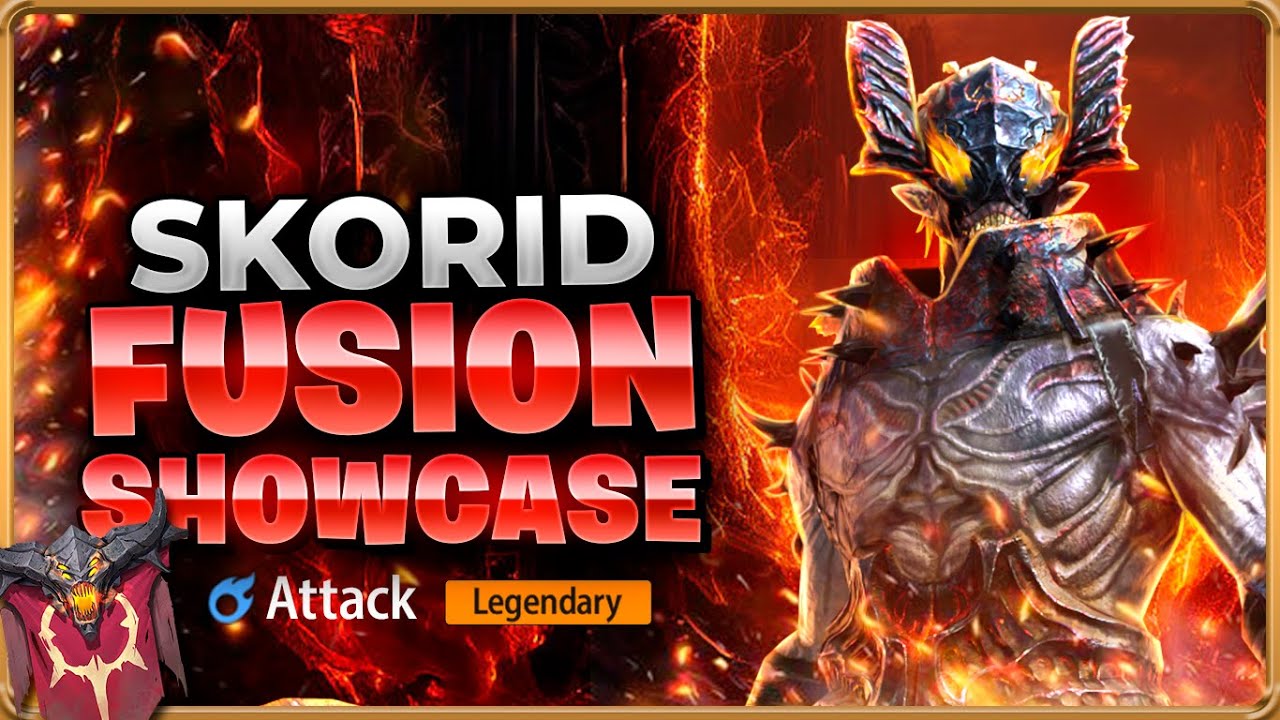 HE SURPRISED ME!! Skorid The Halfspawn Champion Showcase Raid: Shadow Legends Fusion