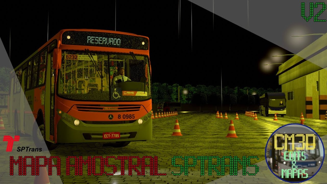 LANÇAMENTO!!!!! MAPA AMOSTRAL SPTRANS V2!!!!