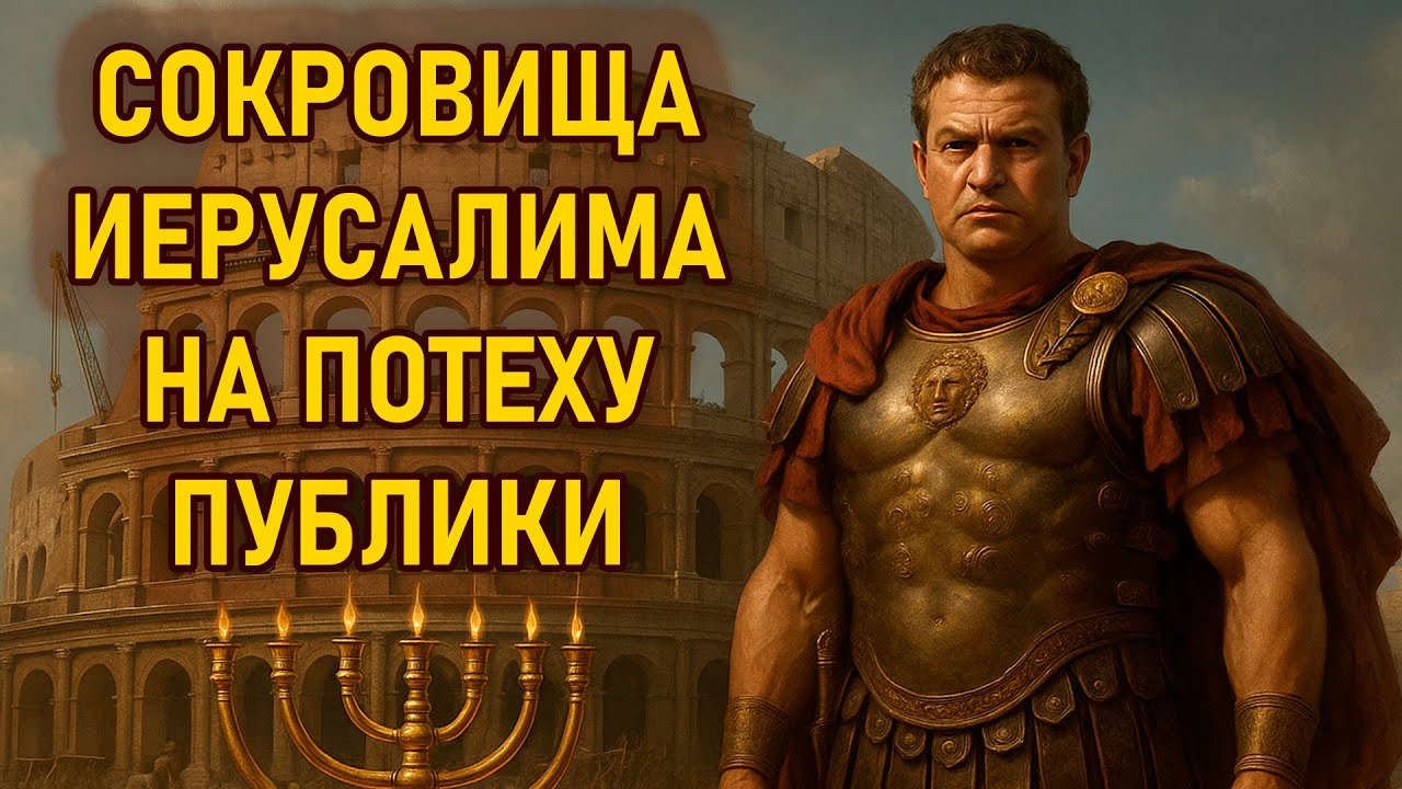 Тёмная тайна Колизея: Как разграбление Иерусалимского Храма спонсировало римские развлечения