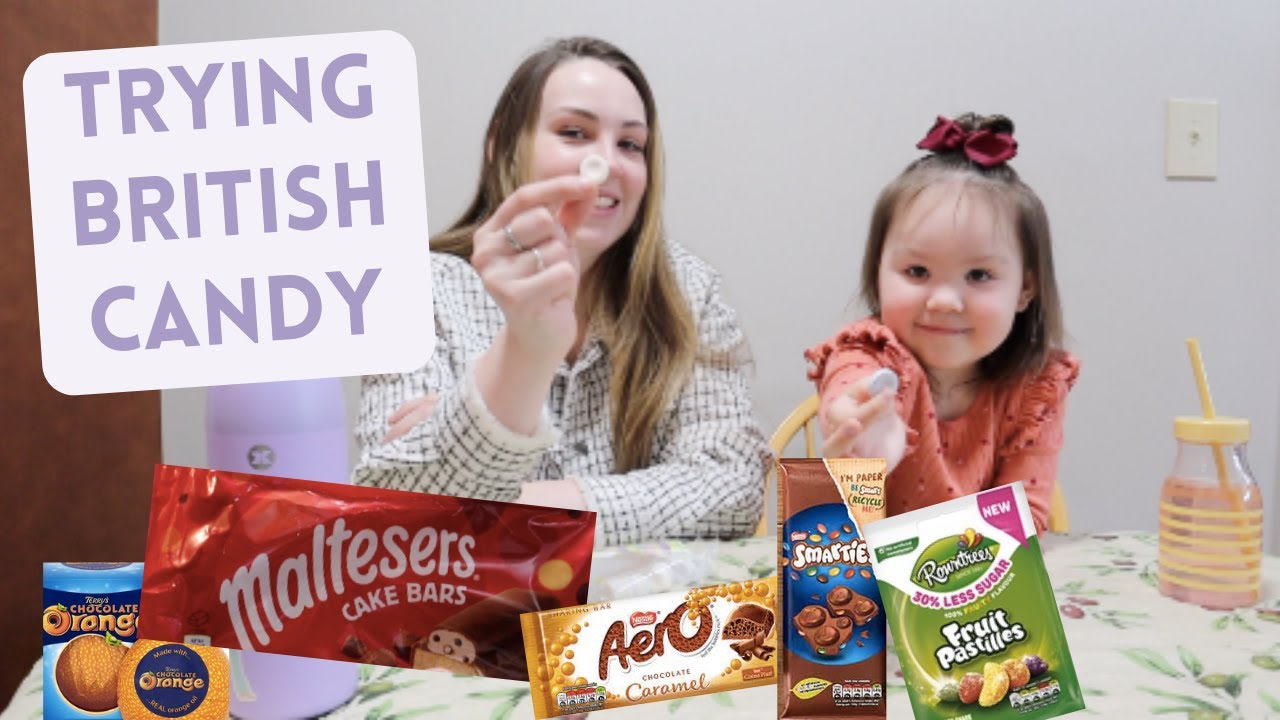 TASTE TESTING BRITISH CANDY WITH MY TODDLER | my two year olds dream come true