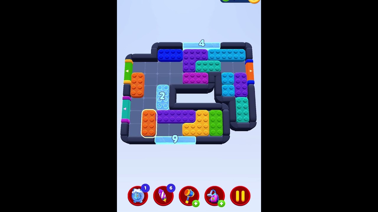 Color Block Jam level 446 #games #gaming #gameplay #walkthrough #solution #puzzle #solved #gamer