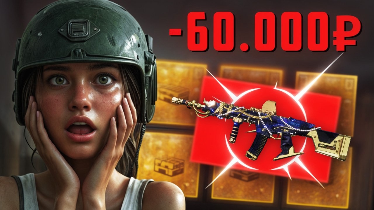 ШОК! ПОТРАТИЛ 60.000 РУБЛЕЙ НА М416! 😱 НОВЫЕ СКИНЫ И ОТКРЫТИЕ КЕЙСОВ В PUBG 🔥