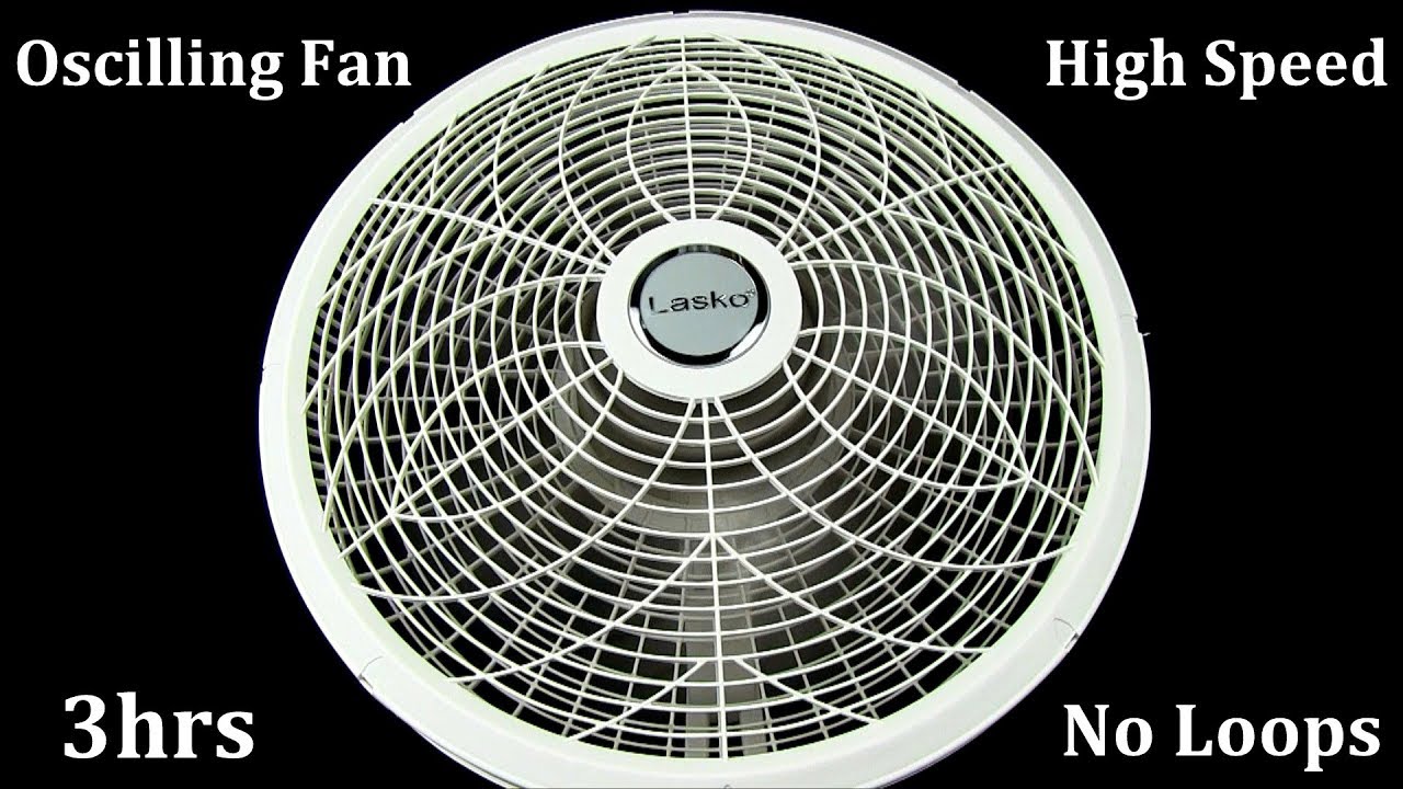3hr Oscillating Fan High Speed 