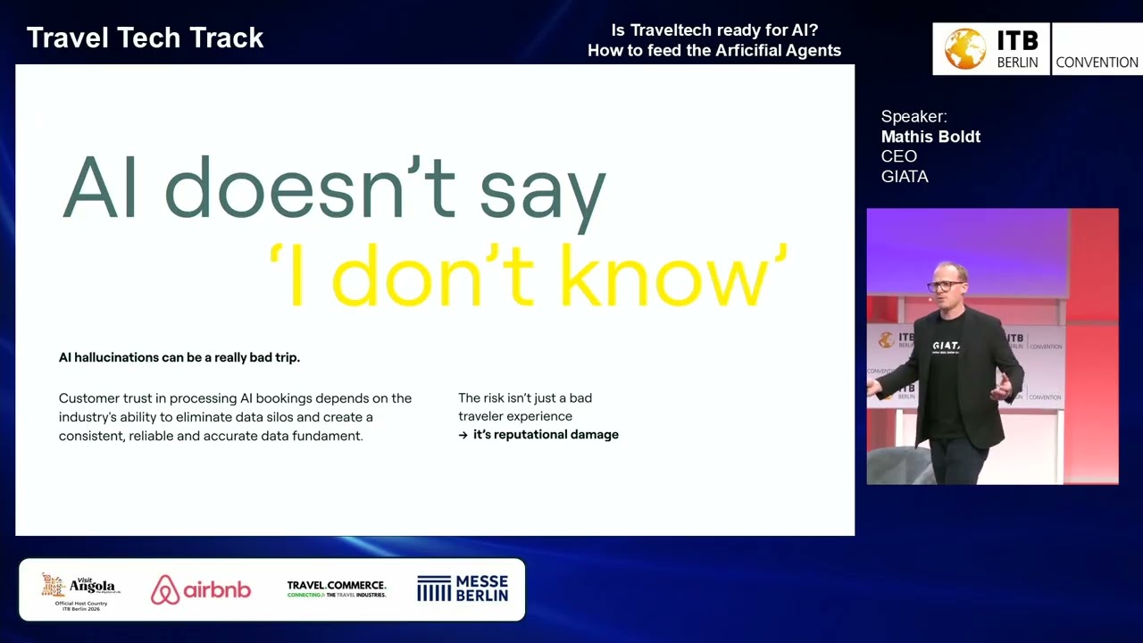 ITB Berlin 2026 – Is Traveltech ready for AI? How to feed the Arficifial Agents