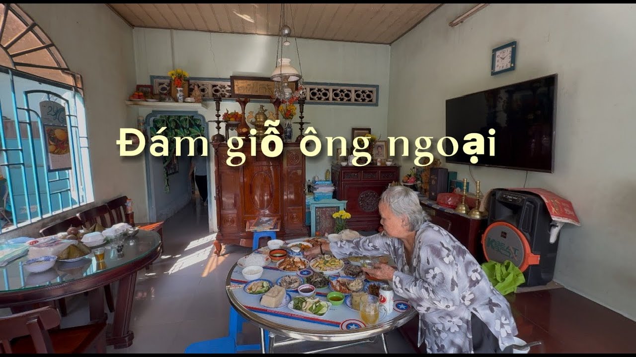 Đám giỗ ông ngoại 13/ 11 Âm lịch#giadinh 