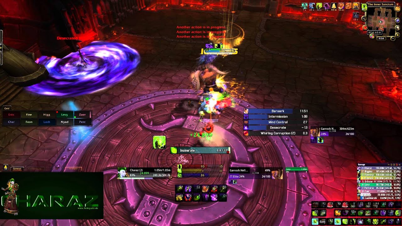 Garrosh Hellscream [Heroic][Destruction Warlock PoV]