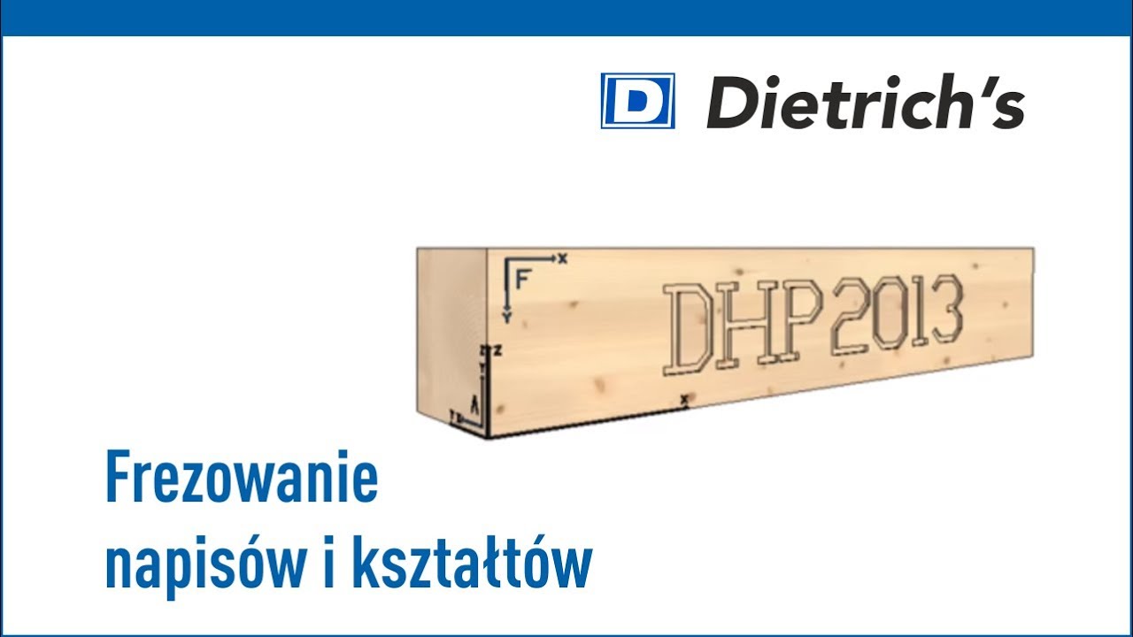 Dietrichs Frezowanie drewna - funkcja dowolny kontur