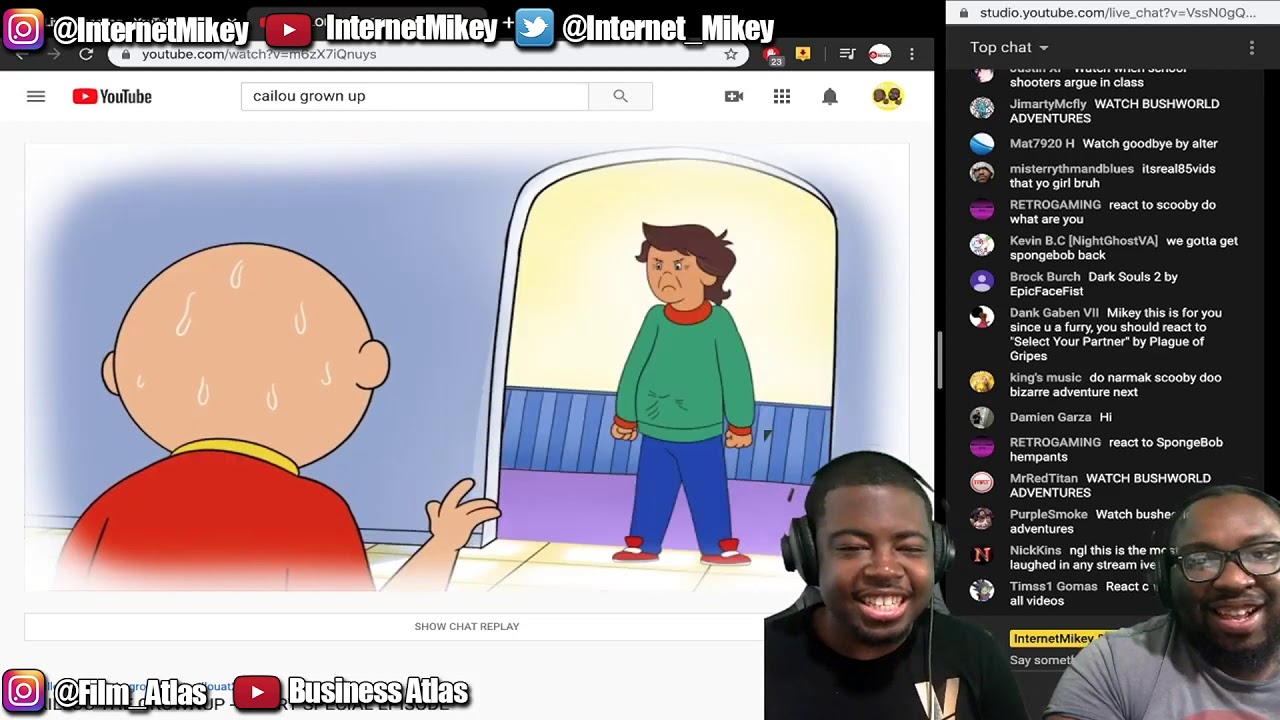 CAILLOU THE GROWNUP - A VERY SPECIAL EPISODE Reaction @AOK