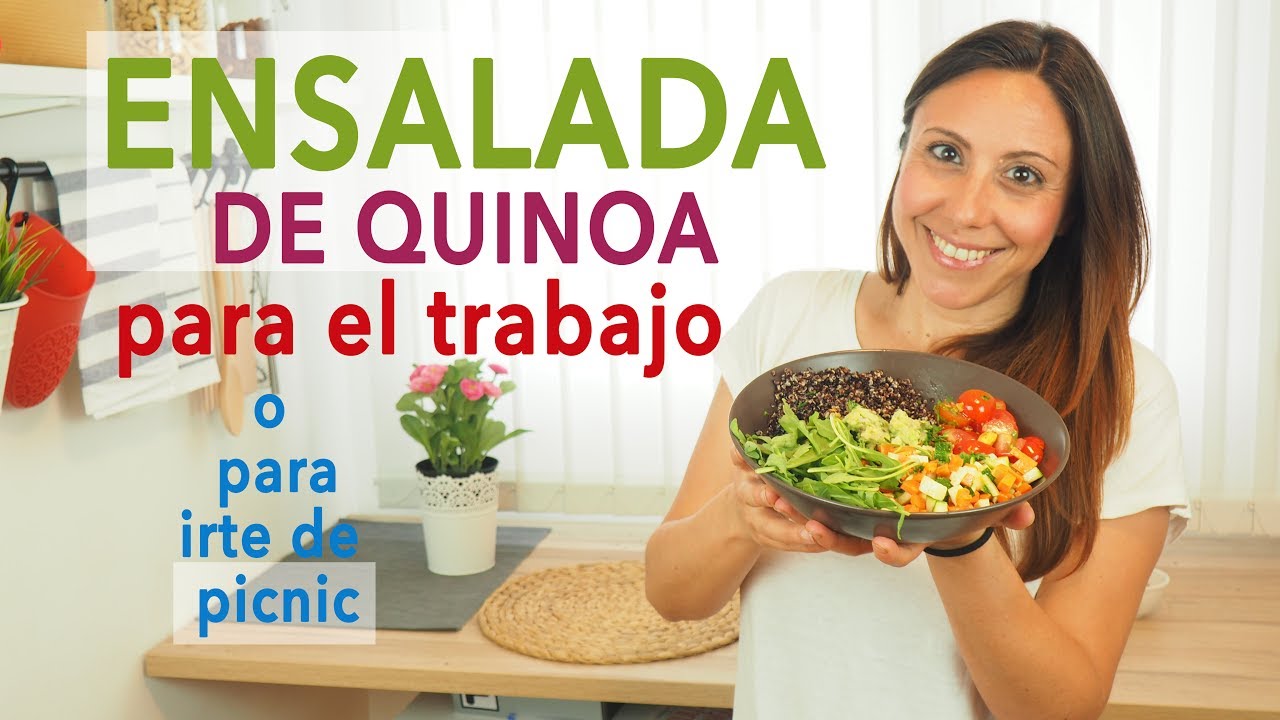 ENSALADA DE QUINOA PARA LLEVÁRTELA AL TRABAJO O CUANDO TE VAS DE PICNIC