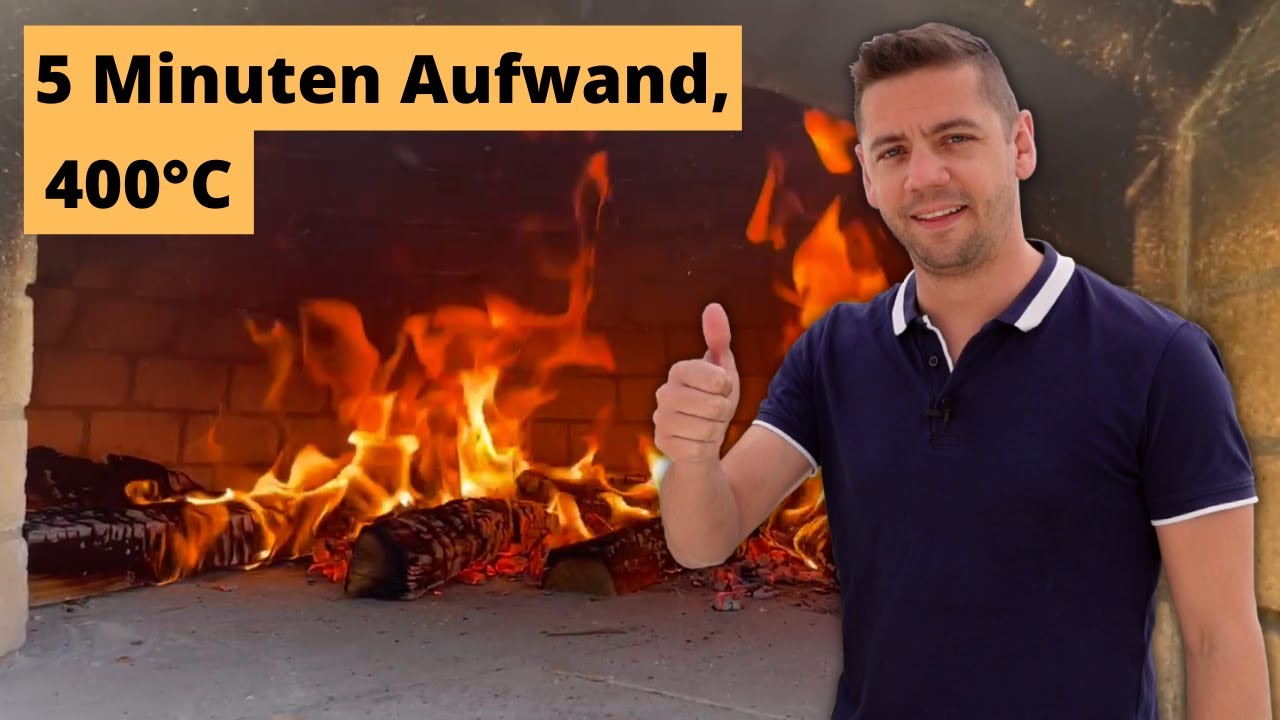 Pizzaofen anfeuern - Einfachste Methode f&uuml;r perfekte Pizzatemperatur