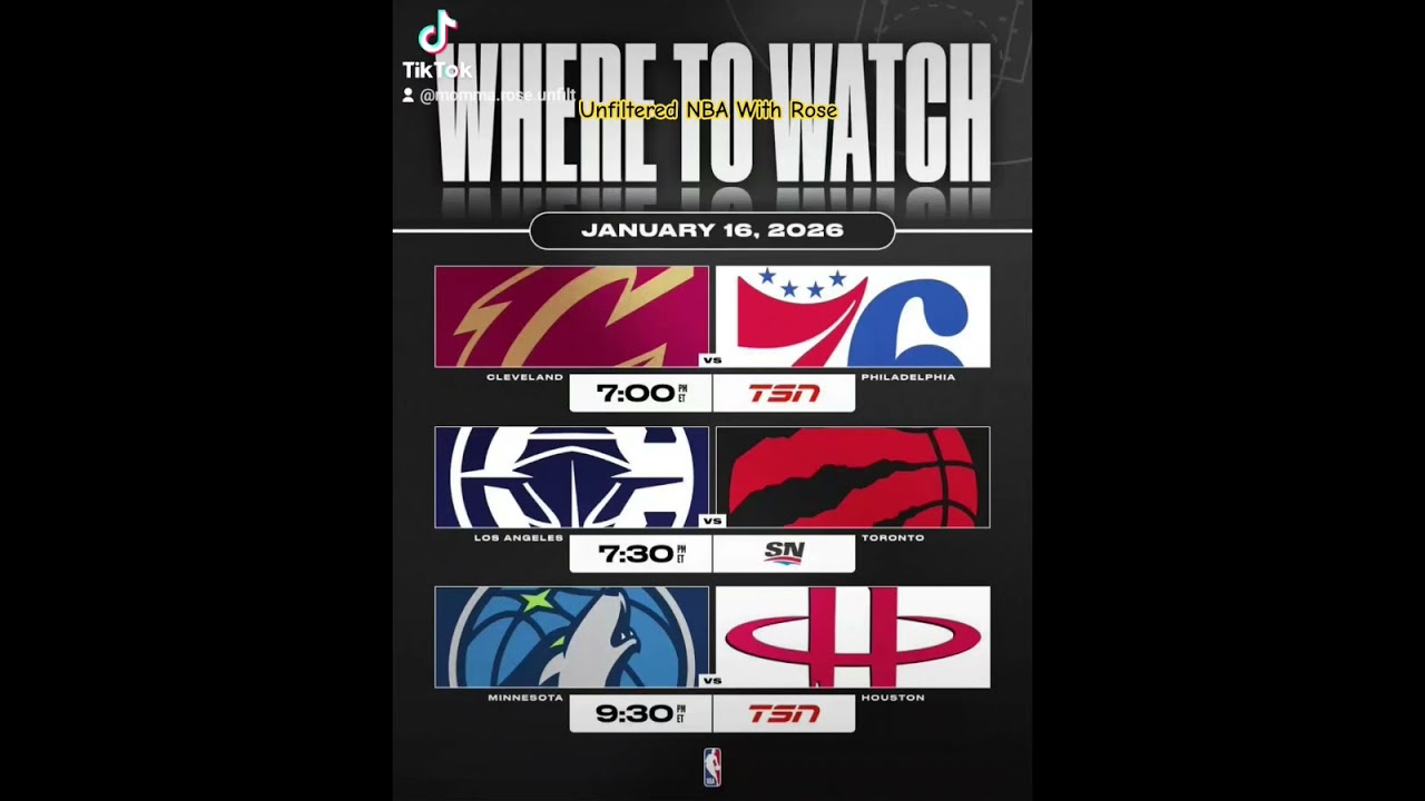 🏀 NBA Update January 16, Unfiltered NBA With Rose