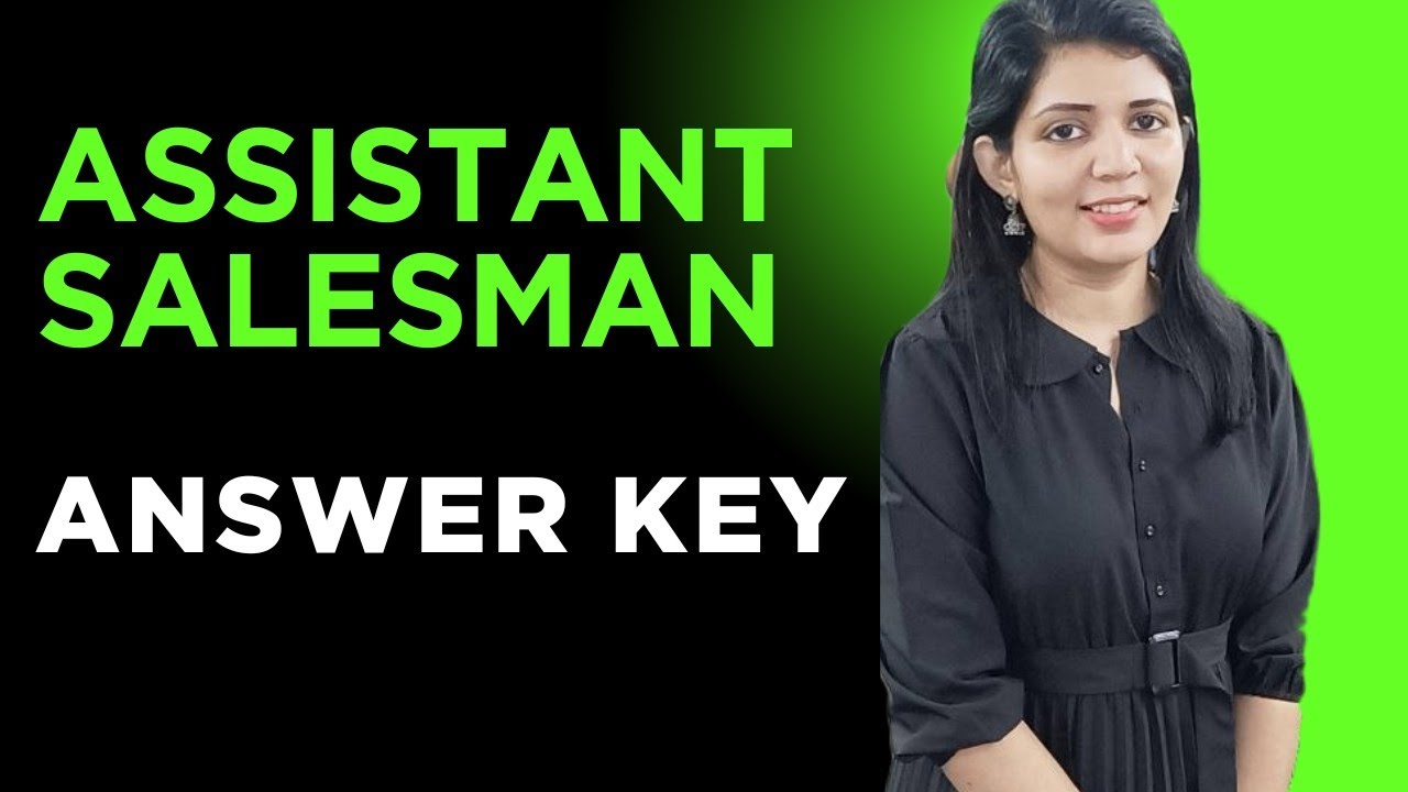 Assistant saleman 2025 answer key||English||sruthys learning square||degree,12 th ,10 th level psc 