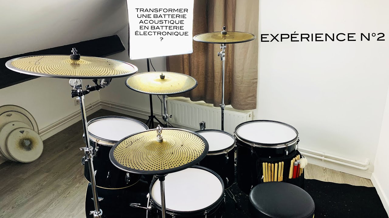 EXPÉRIENCE N°2 : Transformer une batterie acoustique en batterie électronique ?