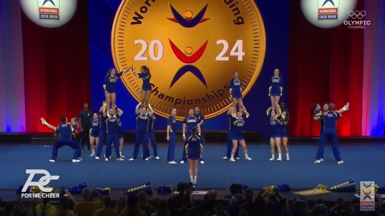 Team Sweden Coed Premier ICU World Cheerleading Championship 2024 Finals