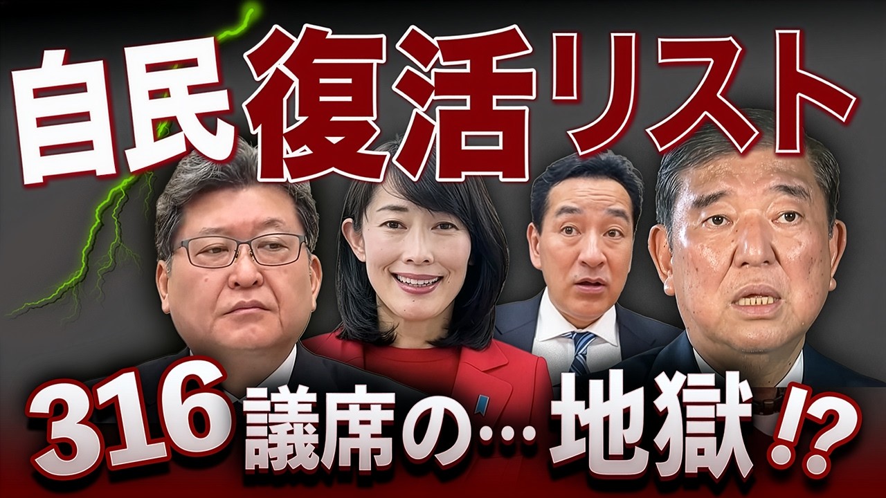 316議席の地獄🔥アンチ高市も裏金もゾンビ復活😱勝ちすぎて「ゴミ箱」化した自民党の末路