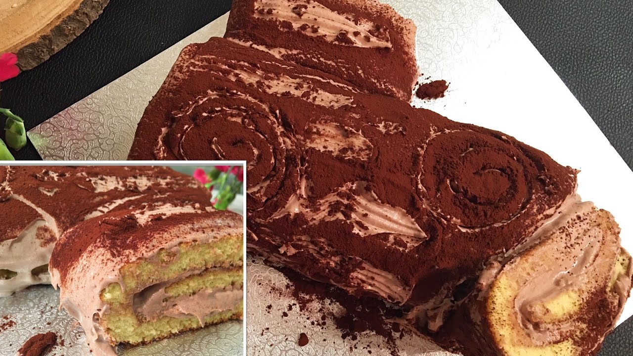 كيكة جذع الشجرة | Log Cake