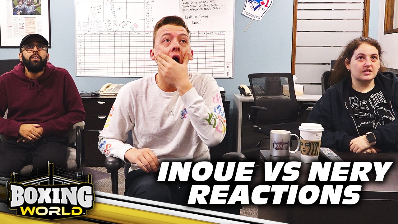 NAOYA INOUE KNOCKS OUT LUIS NERY! | Office Reactions | Boxing World