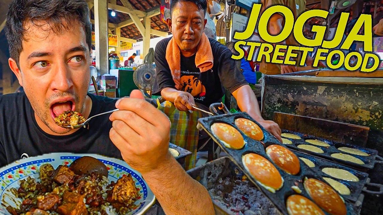 Indonesian STREET FOOD in Yogyakarta 🇮🇩 Pasar Ngasem Jogja&rsquo;s #1 Food Market!!