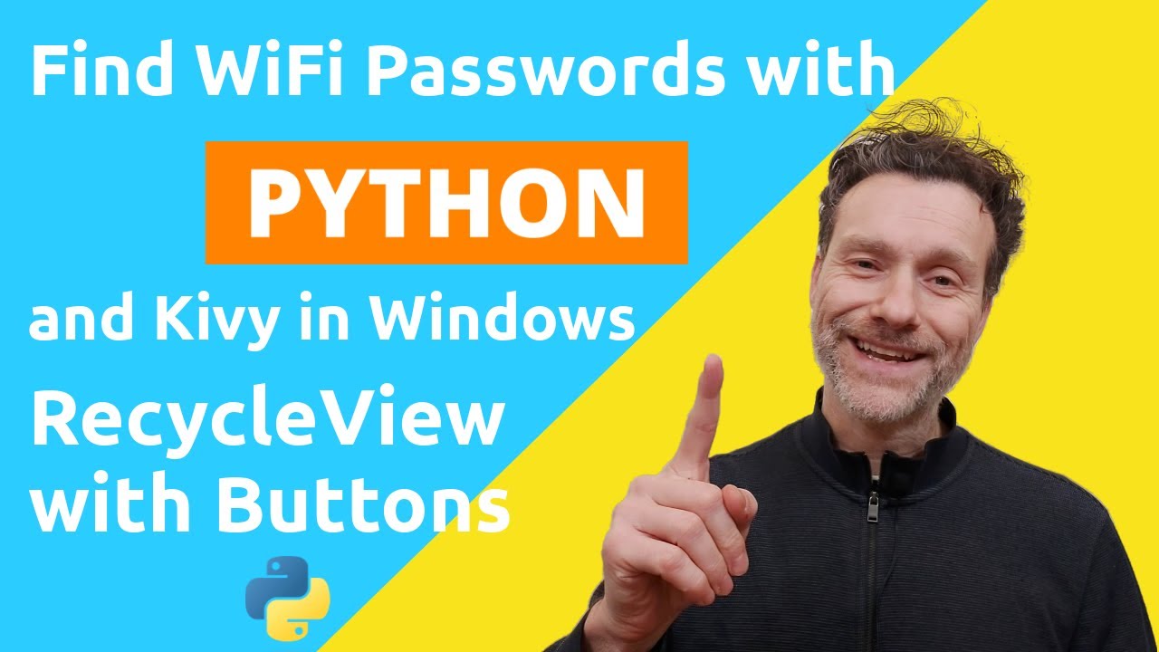 Python & Kivy: RecycleView Buttons Recover Windows WiFi Passwords, Pass Parameters from kv to Python