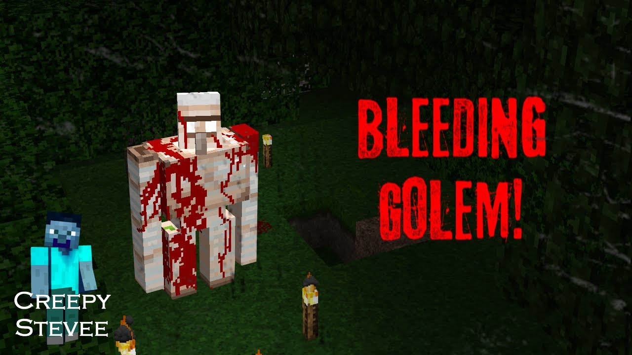 If You Encounter Golem Covered In Blood, RUN! Minecraft Creepypasta