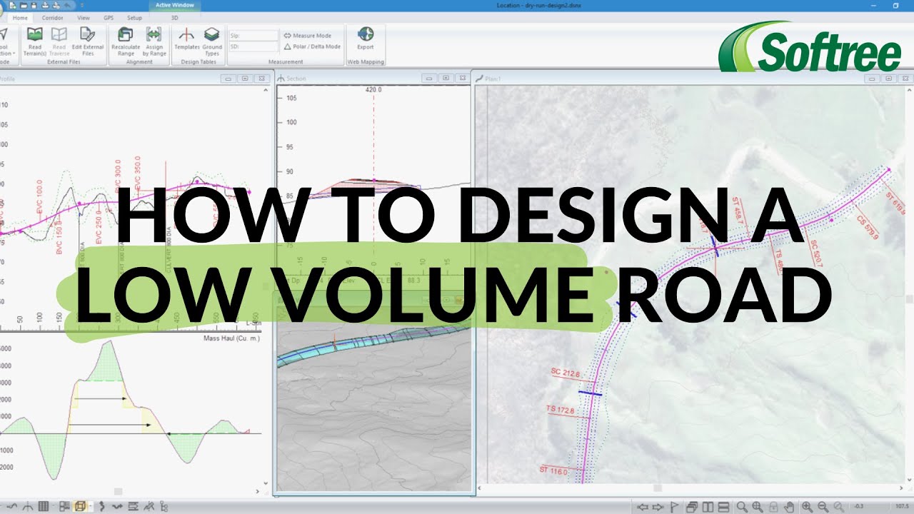 How to Design a Low Volume Road using RoadEng... Easier Road Design