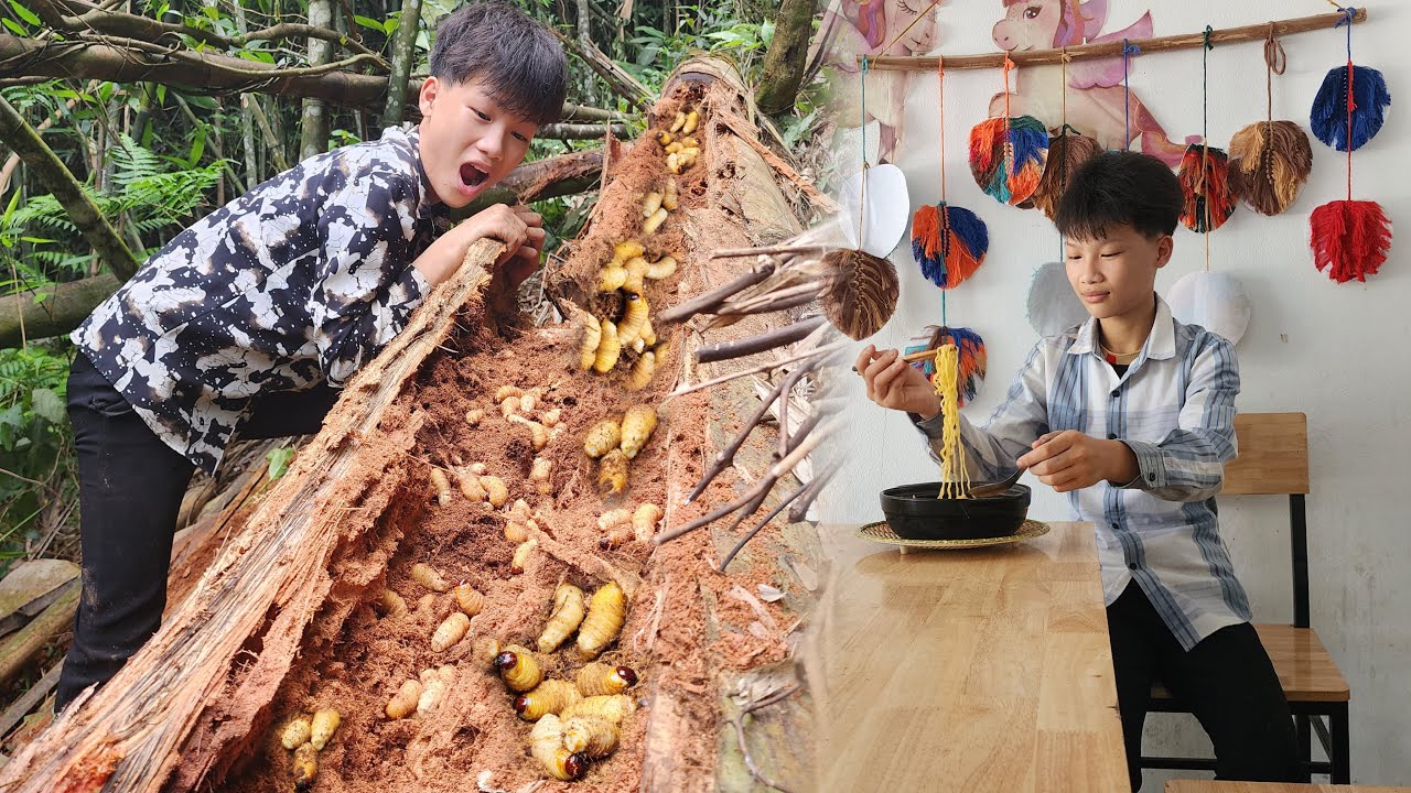 Full Video: Khanh's Survival Instinct - The Life of an Orphan in the Wild | Living Off the Grid