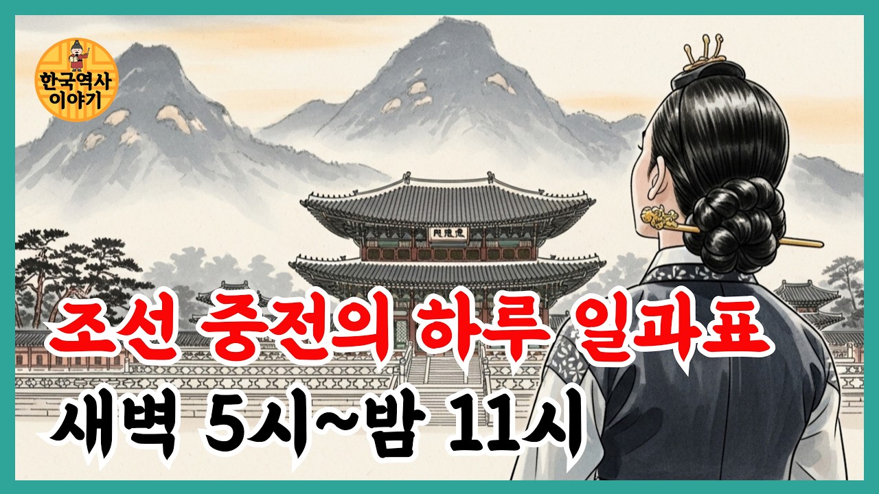 조선시대 중전의 가혹했던 하루 일과 ,새벽 5시부터 밤 11시 까지 긴 하루를 따라가 본다.