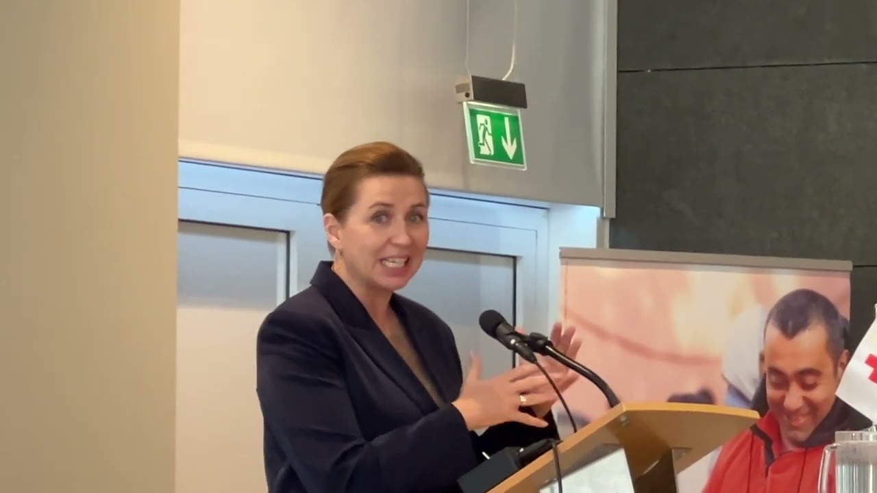 Mette Frederiksens takketale til Landsmødet 2024 hos Røde Kors på Nyborg Strand