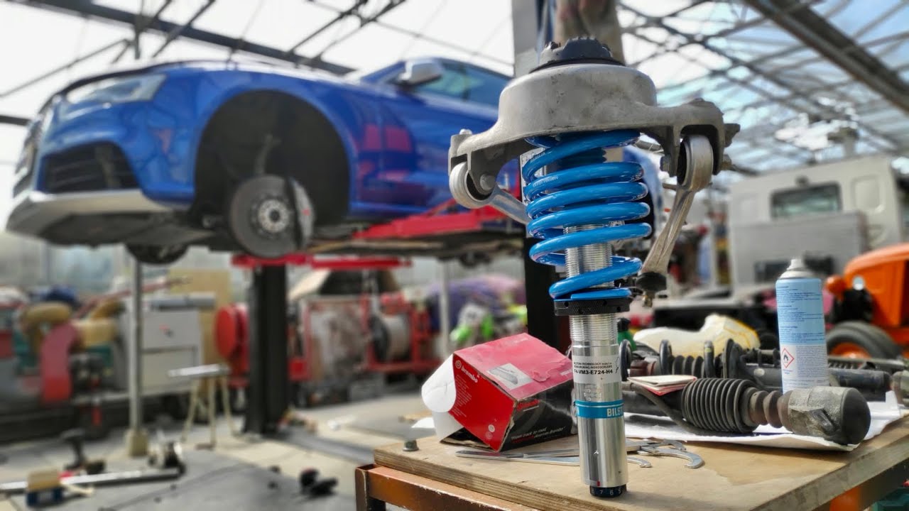 Installing Bilstein B16 coilovers on Audi RS5 b8.5