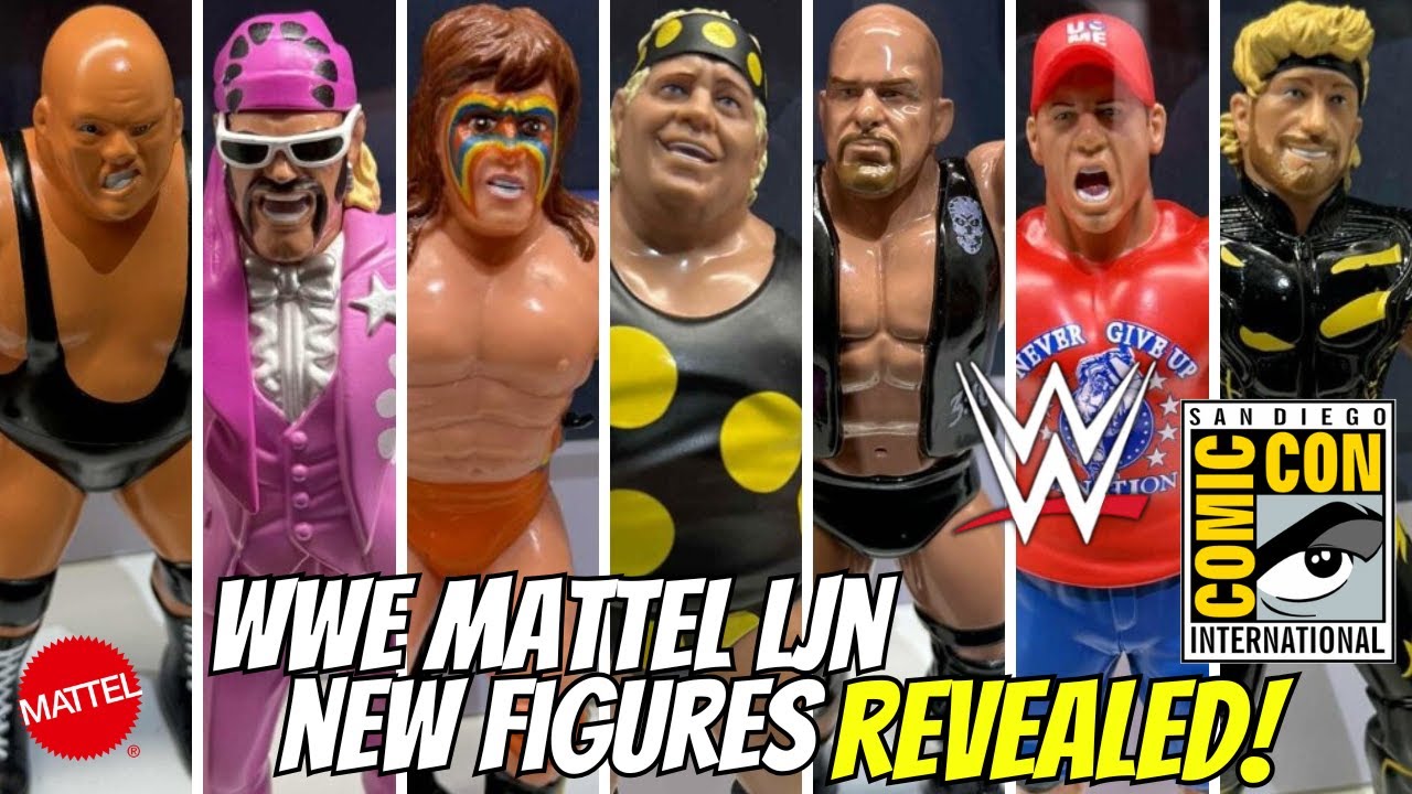 WWE Mattel LJN New Figures Revealed At SDCC 2025