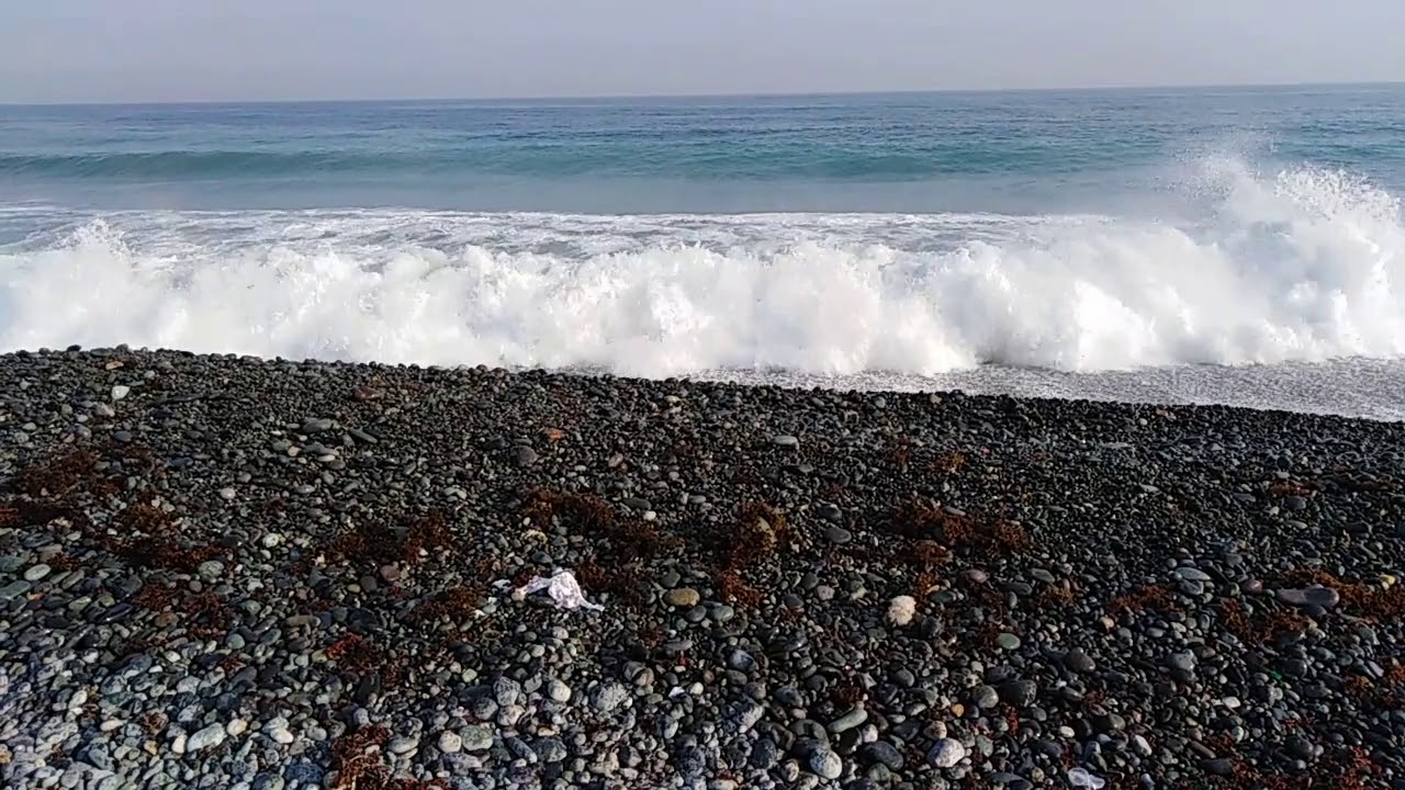 Scenic view at Pebble Beach La Union