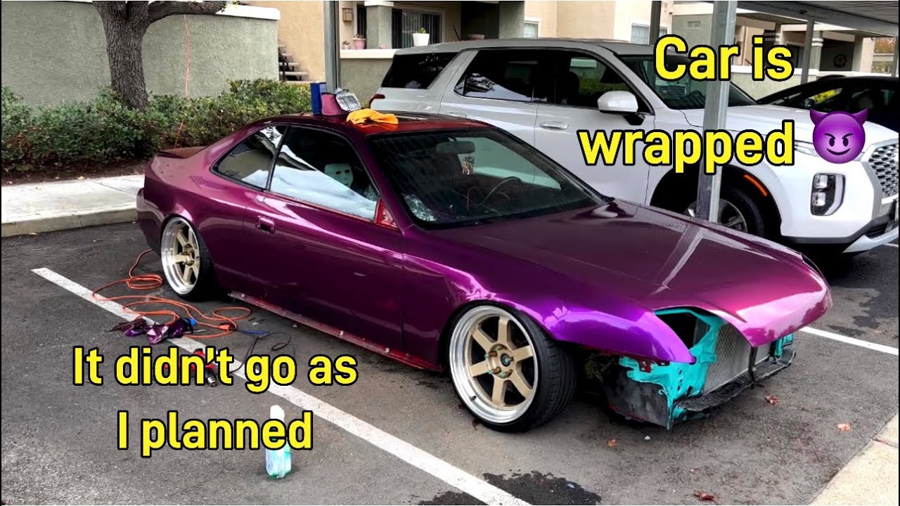 Wrapping my car for the first time | it didn’t go well |