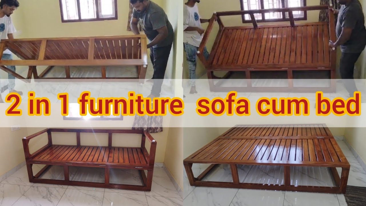 trending sofa cum bed |Teakwood Furniture Collections |trending furniture