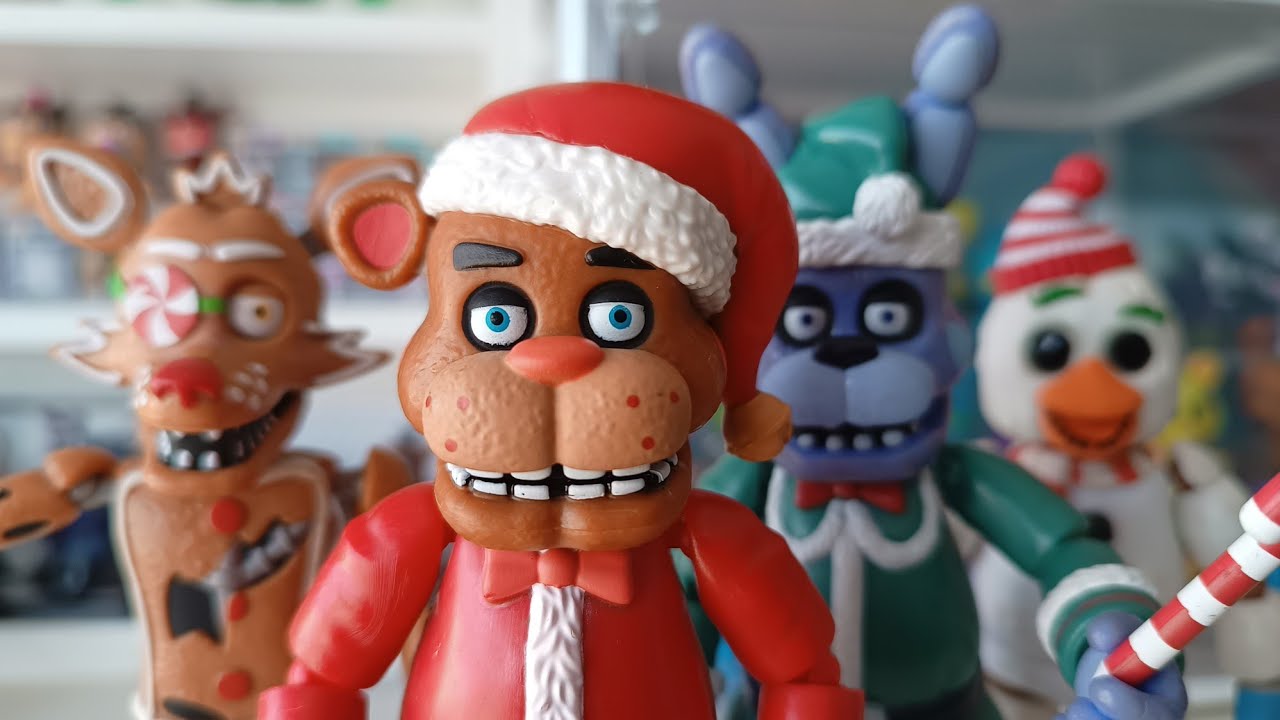 UNBOXING FIGURAS NAVIDE&Ntilde;AS FNAF | Funko