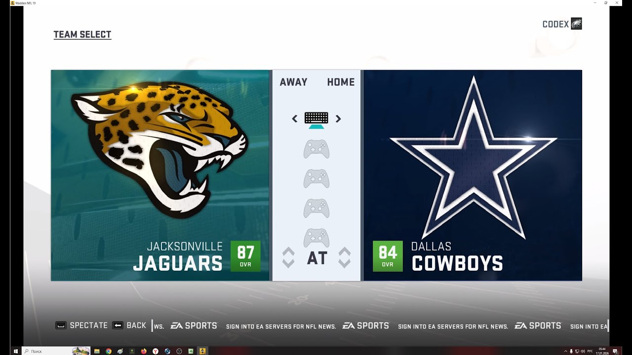 NFL 2019 плей-офф первая игра JACKSONVILLE Jaguars - DALLAS Cowboys