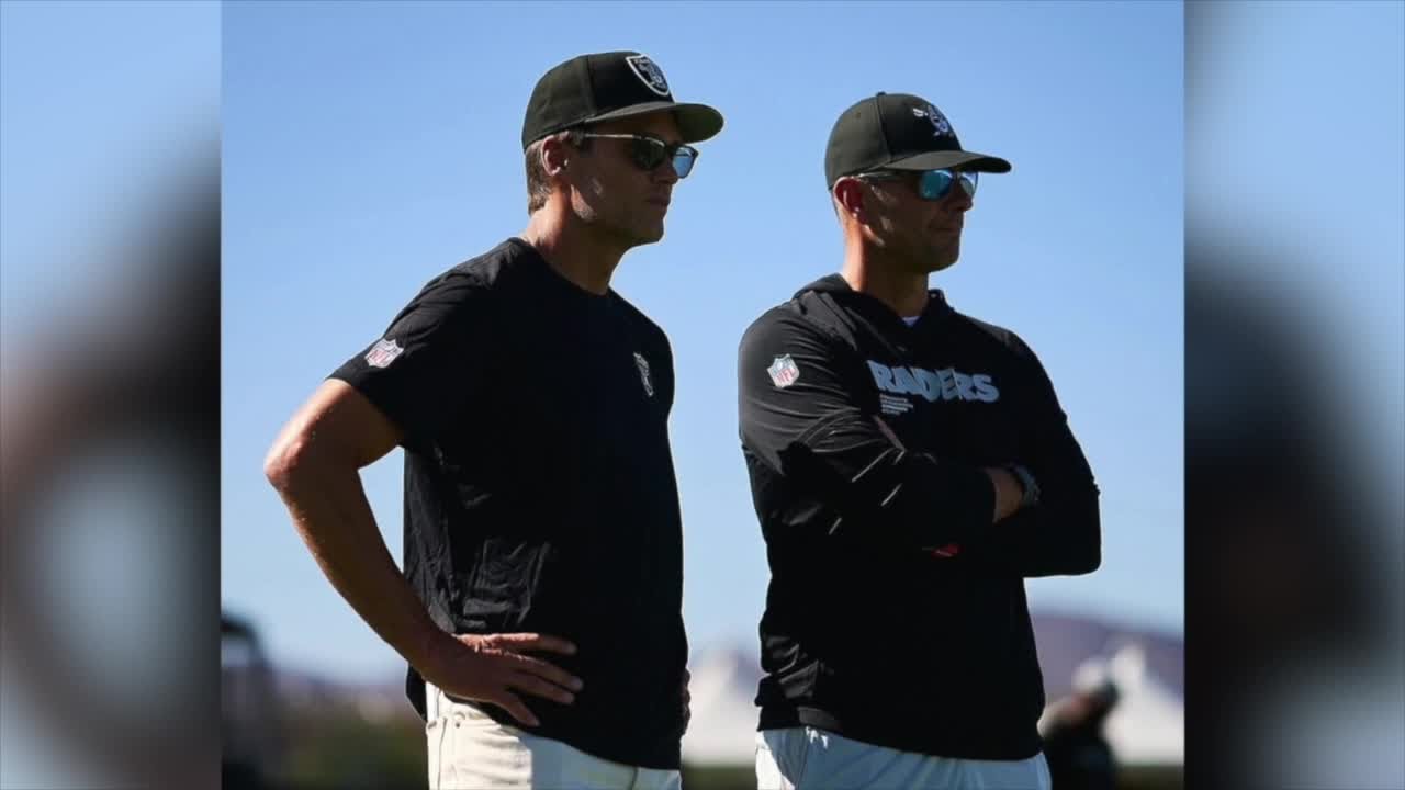 Tom Brady visits Raiders camp in first appearance as minority owner