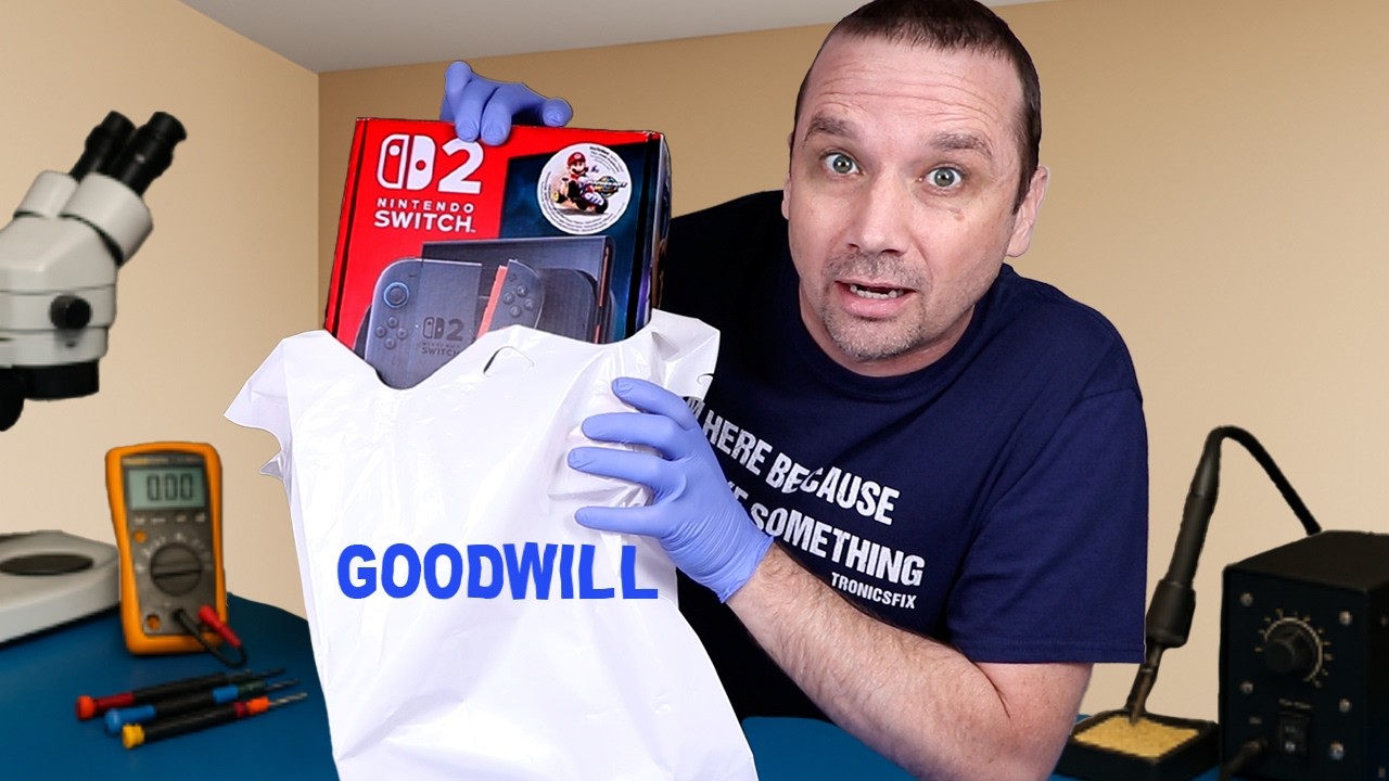 Я нашёл СЛОМАННЫЙ Switch 2 в комиссионном магазине! Можно ли его починить?