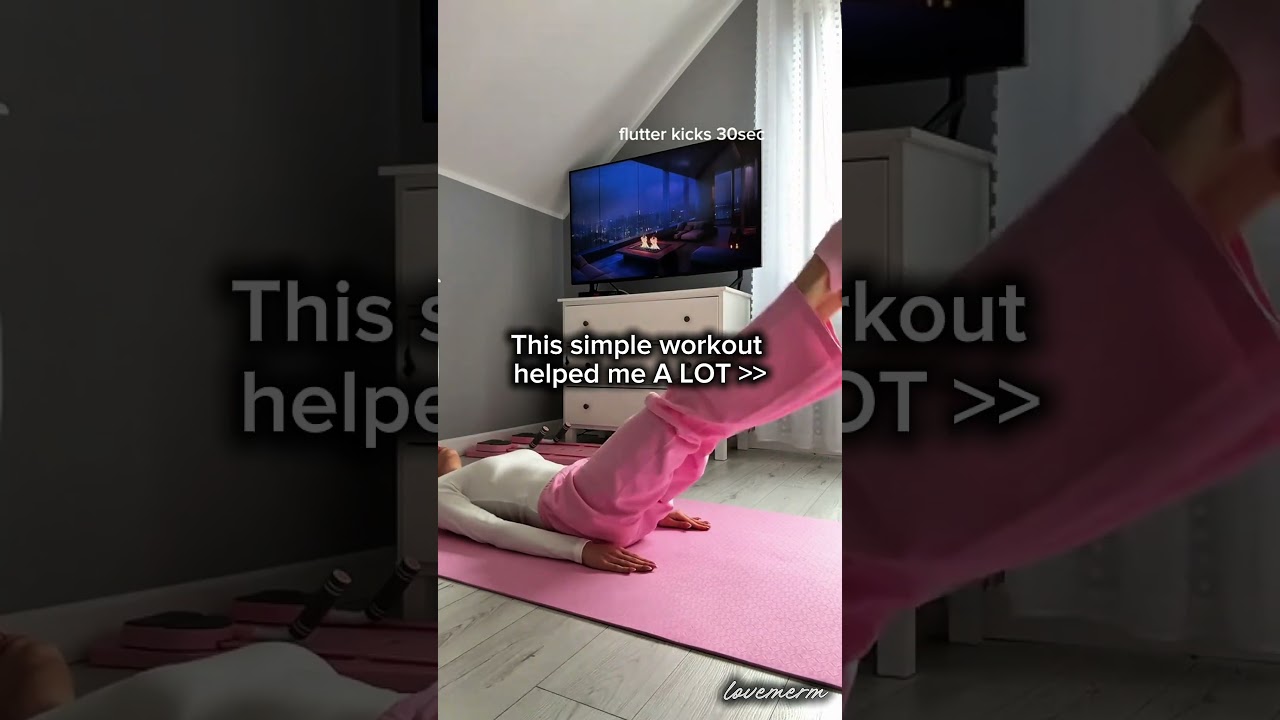 Easy HOURGLASS Workout You Can Do at Home 🩷 #glowup #workout #glowuptips #fypシ゚viral