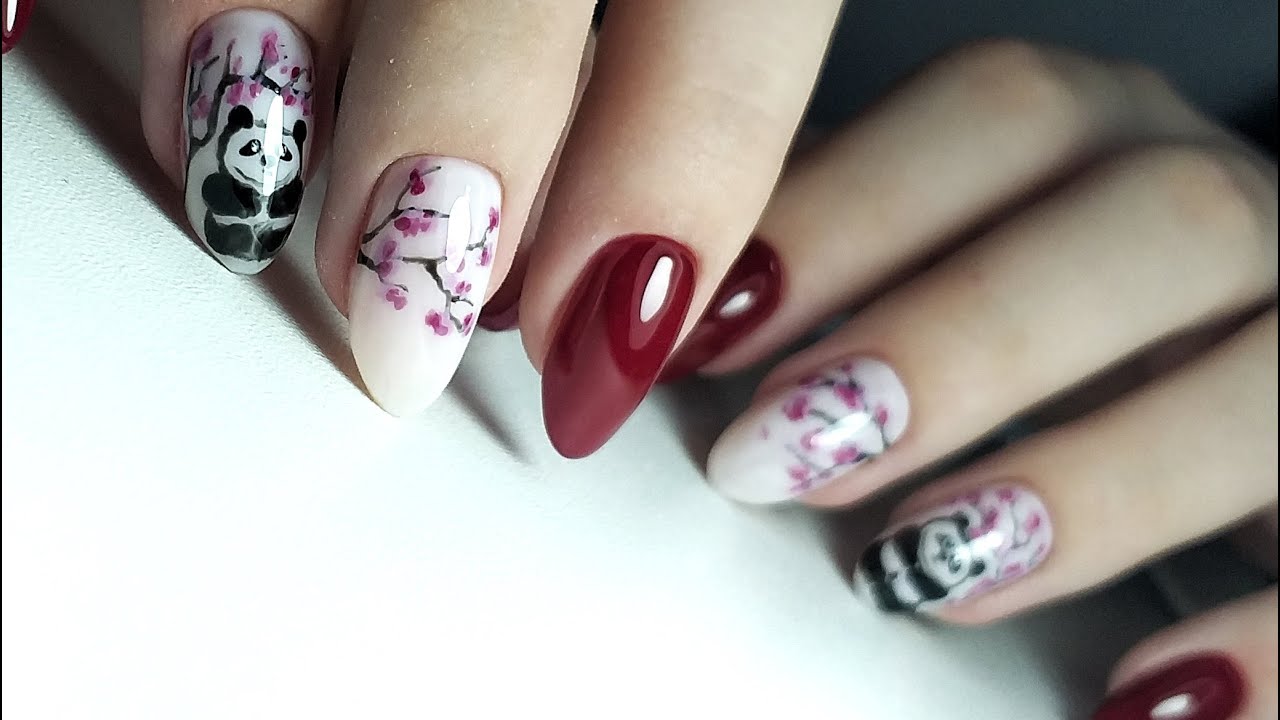 ❤ АППАРАТНЫЙ маникюр ПОШАГОВО ❤ ФРЕЗЫ для МАНИКЮРА ❤САКУРА на ногтях ❤ ПАНДА на ногтях ❤ ТОП дизайн