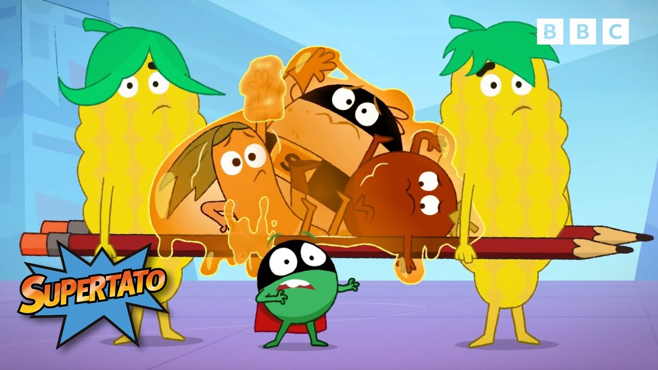 Sticky Situations with Supertato | 10+ Minutes | Supertato Official