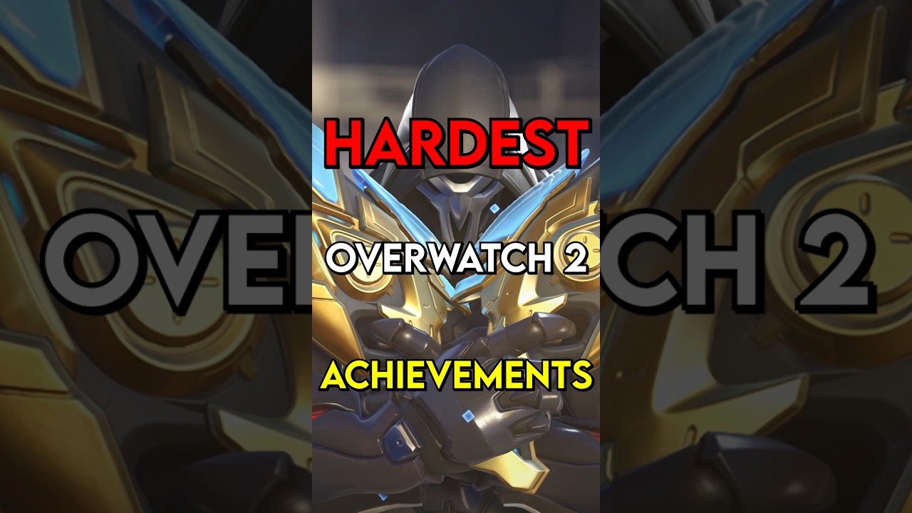 The HARDEST ACHIEVEMENTS In Overwatch 2 #shorts #overwatch2 #overwatch #ow2 #ow