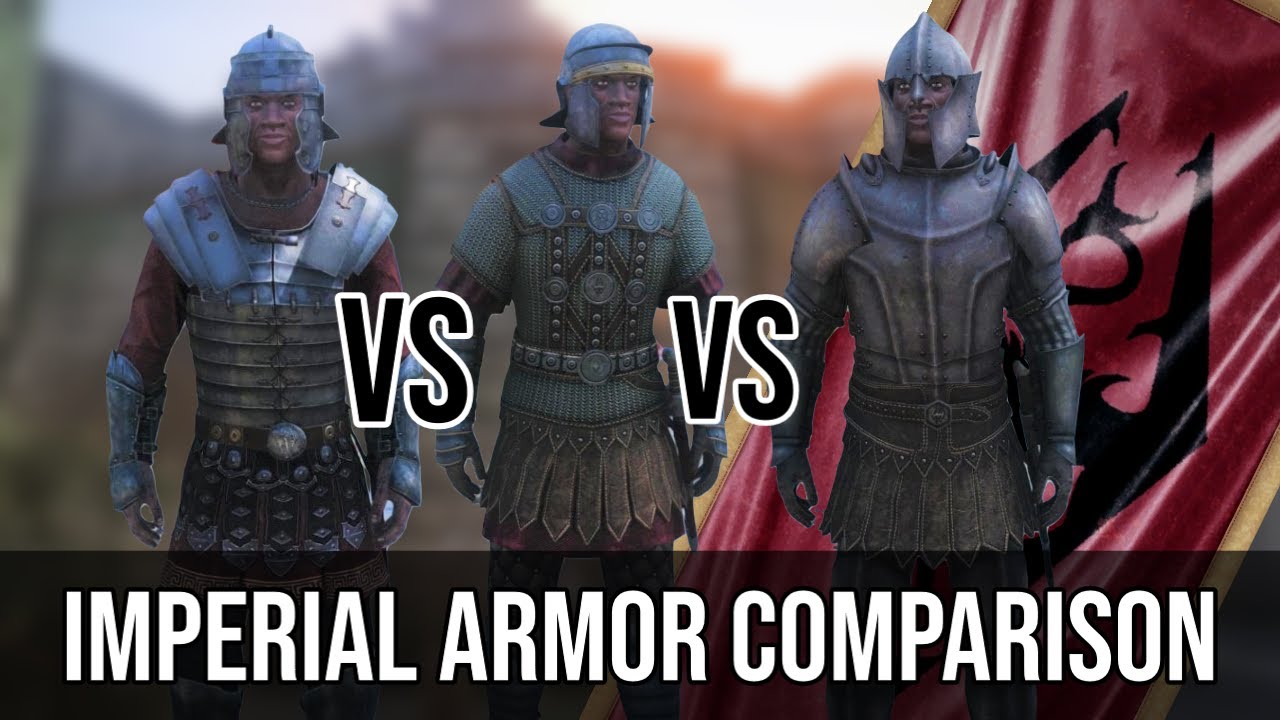 Skyrim: Imperial Legion Armor Mods Comparison (Heavy, New & Authentic Legion)