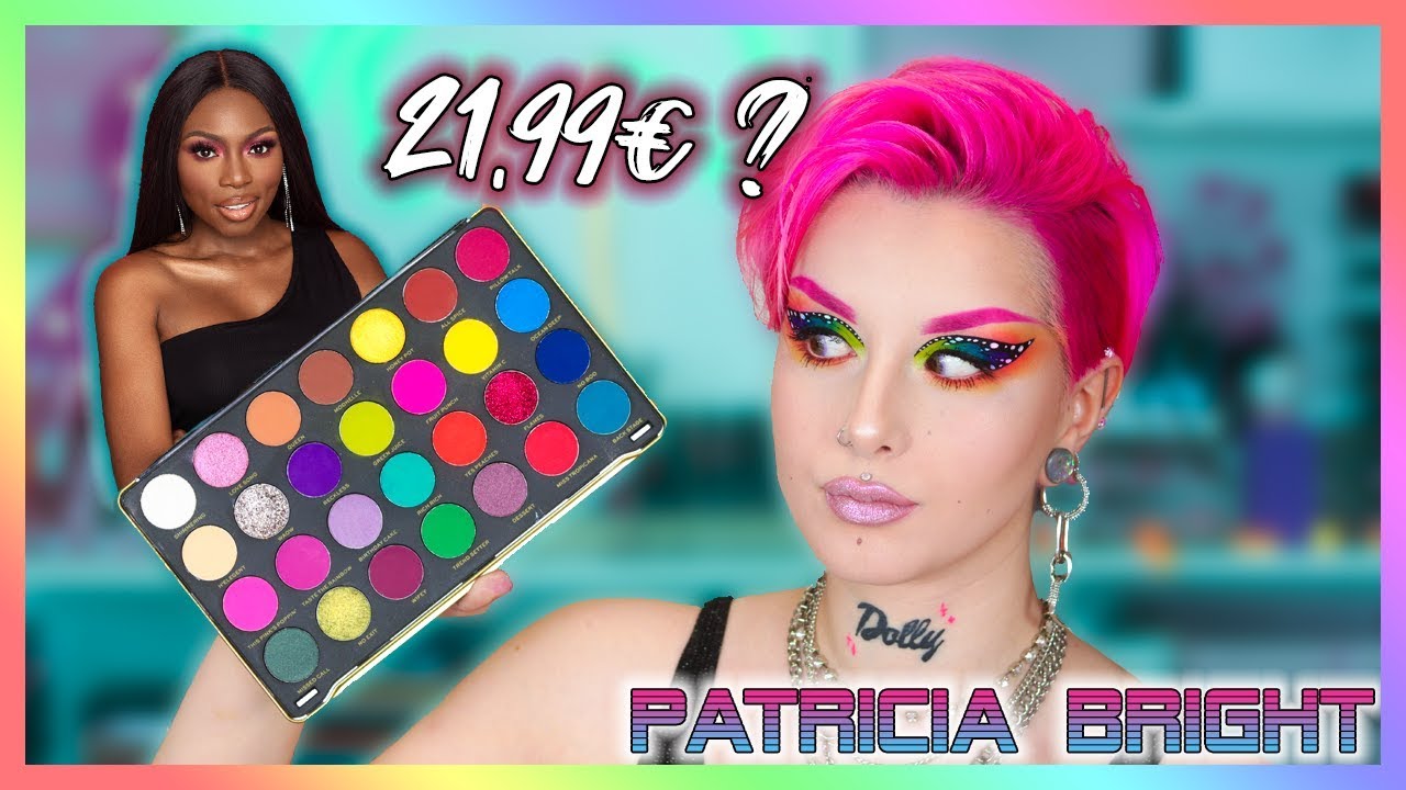 REVOLUTION x PATRICIA BRIGHT Rich In Colour Palette  | Makeup Papillon 🦋 (+j'ai plus de cheveux mdr)